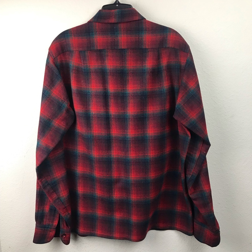 🛍 VTG Pendleton Woolrich Wool Plaid Board Shirt - Picture 3 of 9
